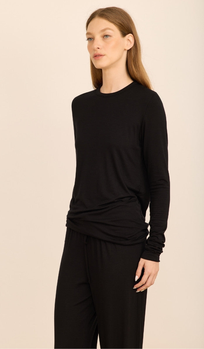 Modal Tee Set - Millie Black