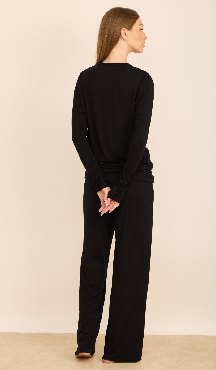 Modal Tee Set - Millie Black