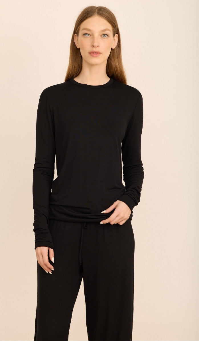 Modal Tee Set - Millie Black