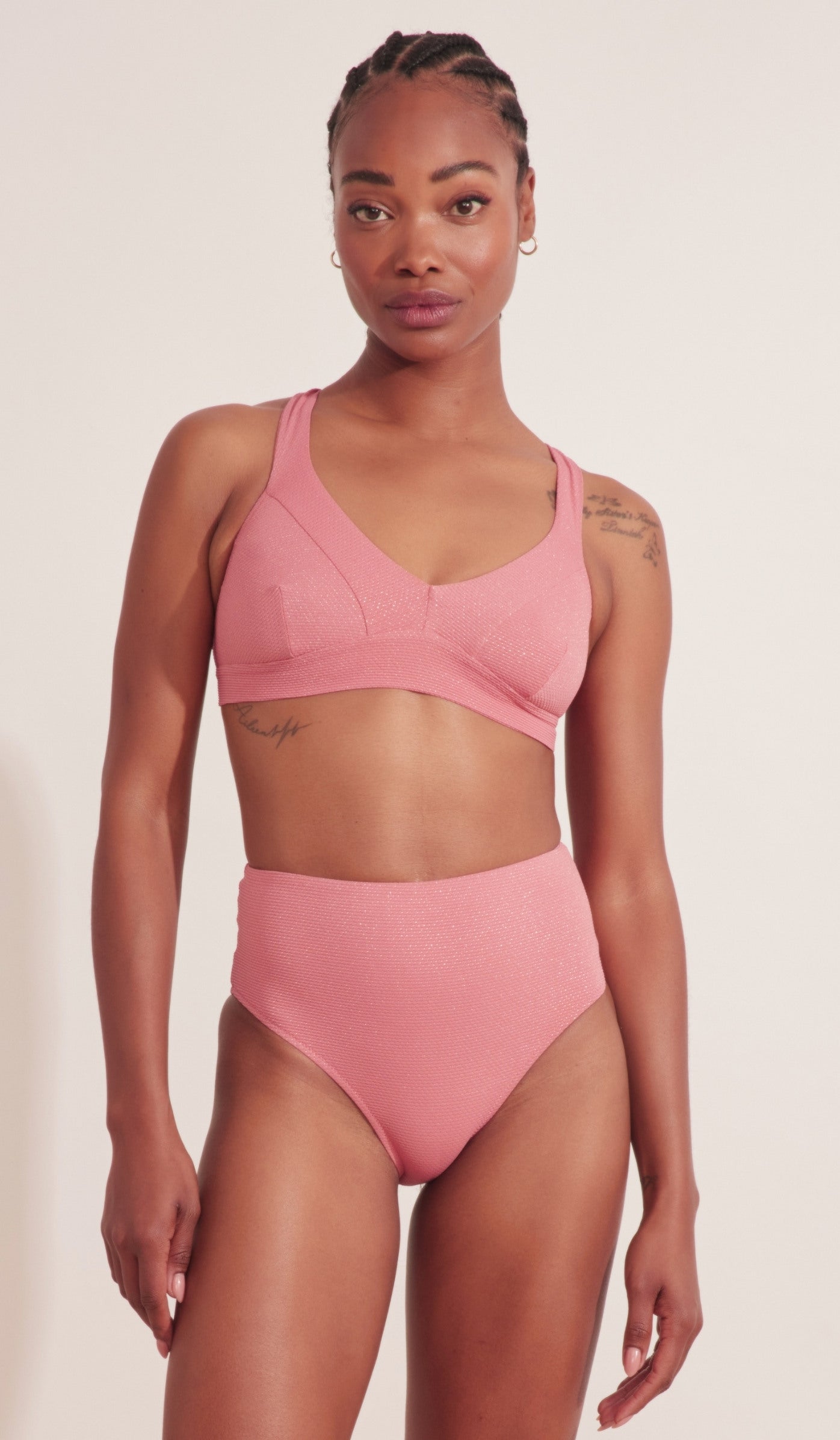 Lola Bikini Top - Punch Lurex