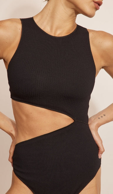 Penelope One Piece - Black Waffle