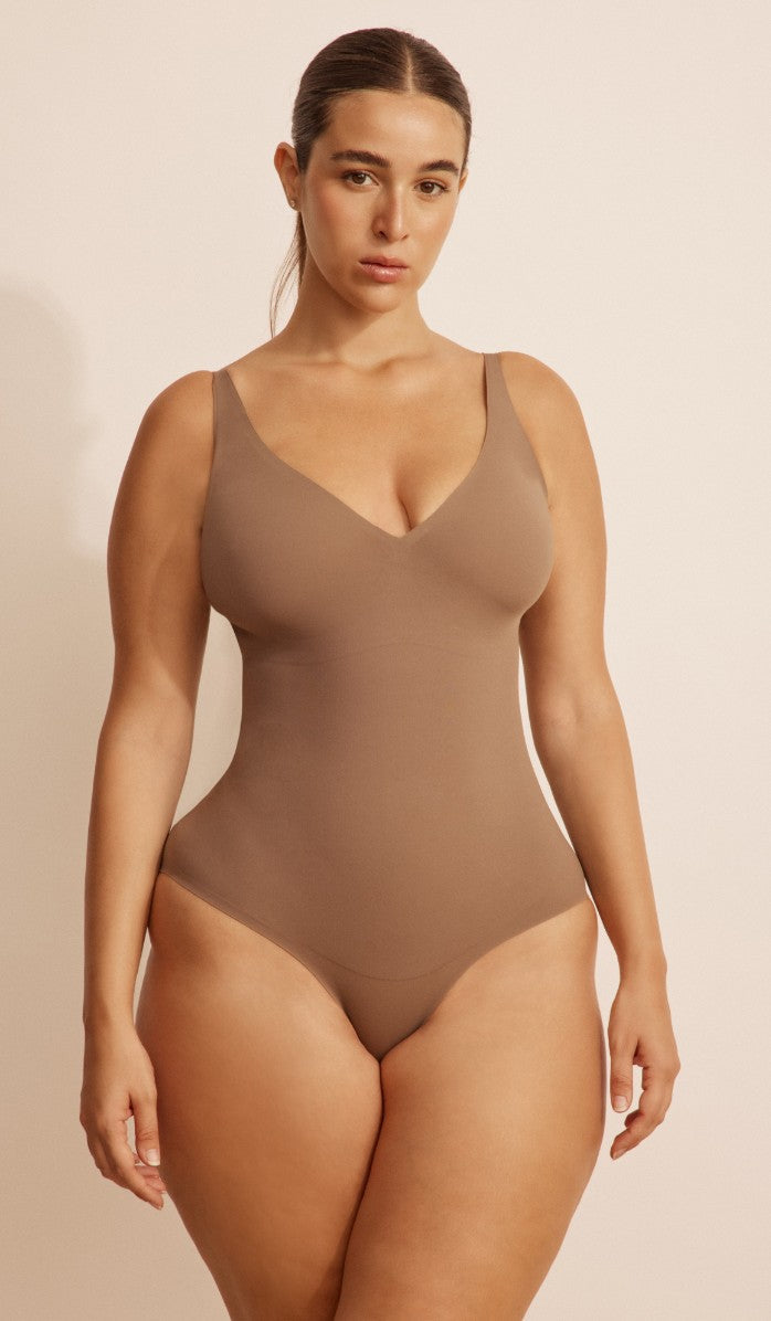 SCULPTING BODYSUIT - MOCCA