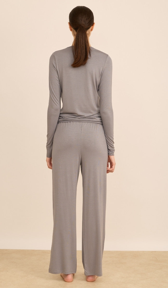 Modal Tee Set - Millie Light Gray