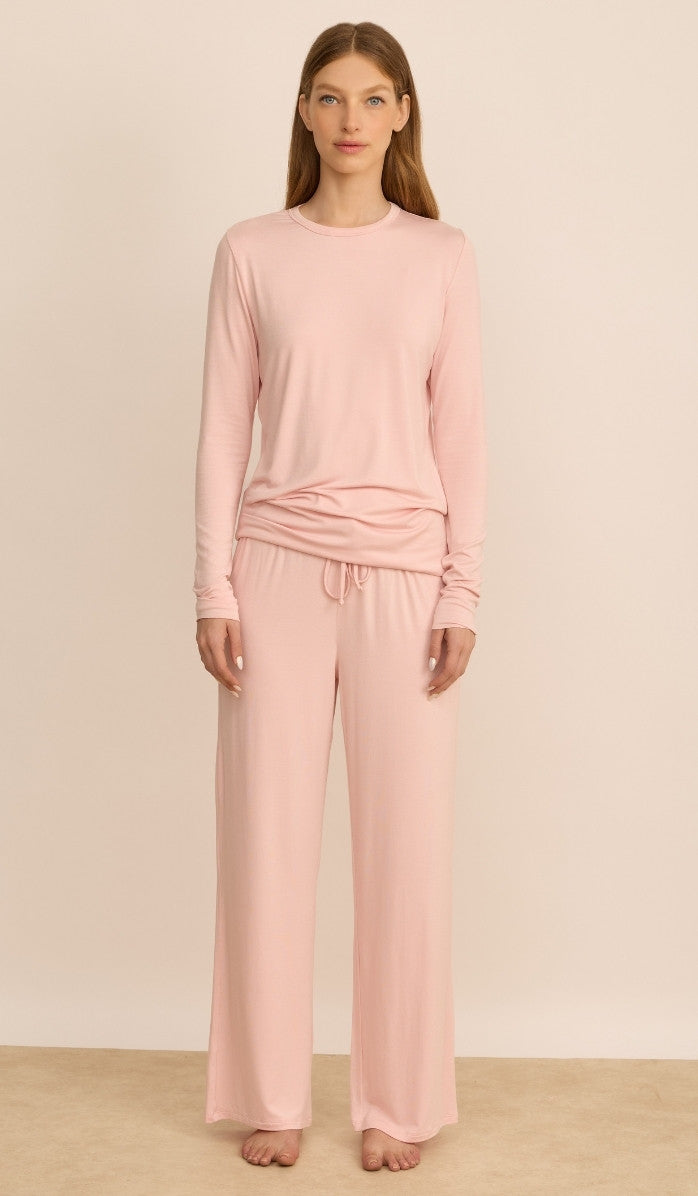 Modal Tee Set - Millie Baby Pink