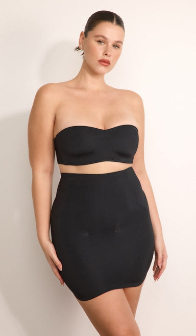 Sculpting Skirt with Built in Brief - Black