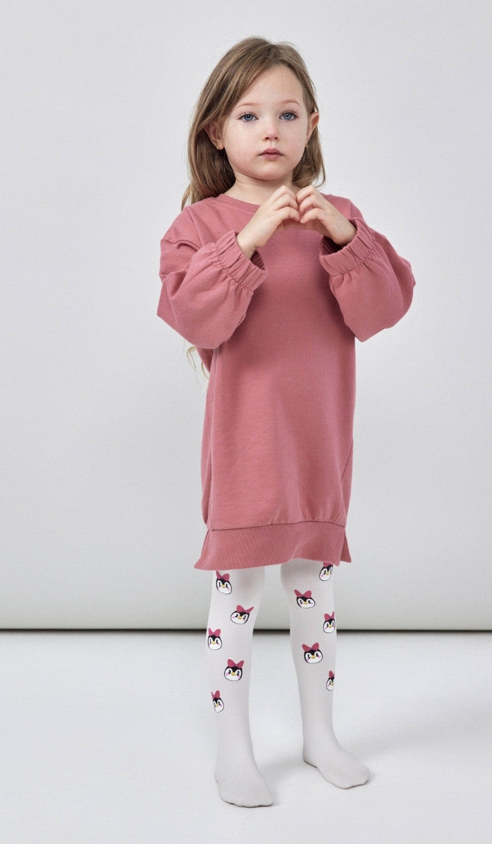 Girls' Opaque Tights - Miss Pingy Cream