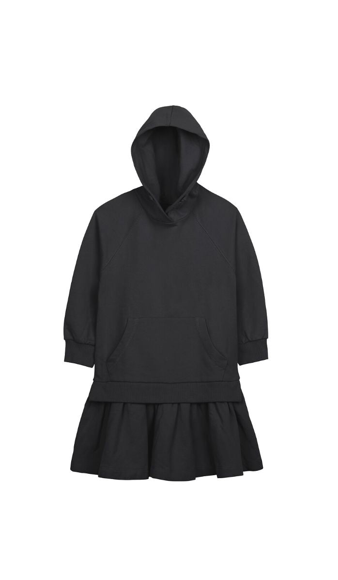 Girls' Sweatshirt Dress - Leny - Black (4)