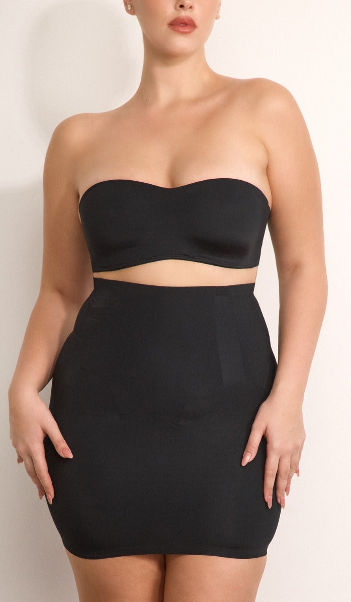 Sculpting Skirt with Built in Brief - Black