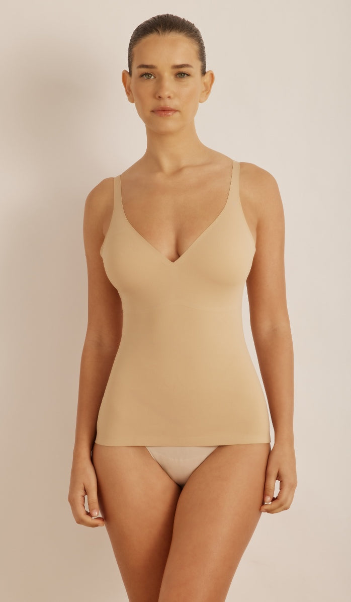 Sculpting Tank Top - Powder