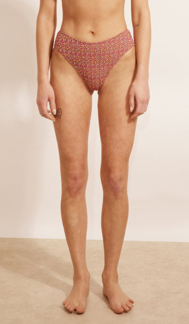 Chloe Bikini Bottom - Multi Pink