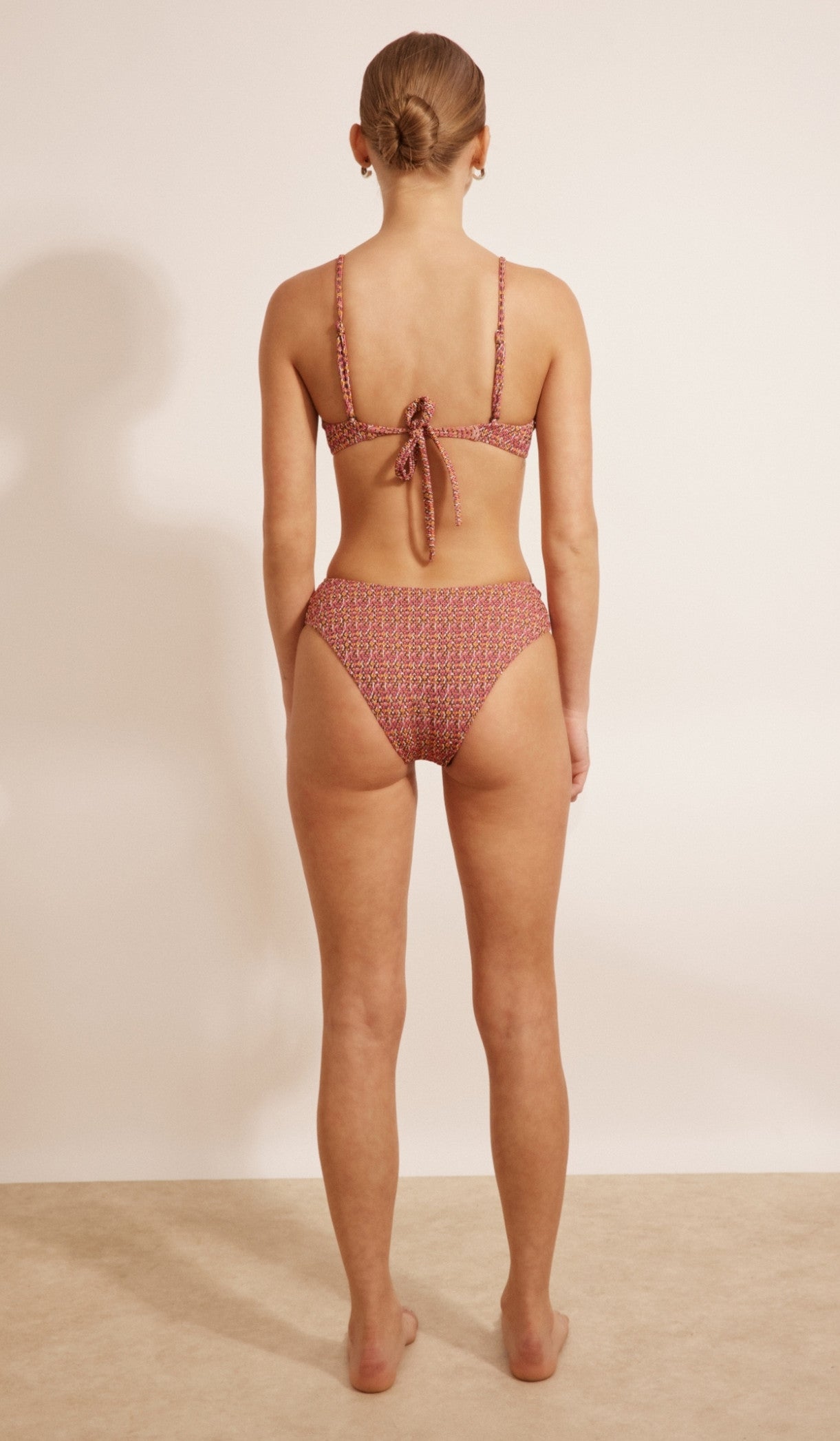 Chloe Bikini Bottom - Multi Pink