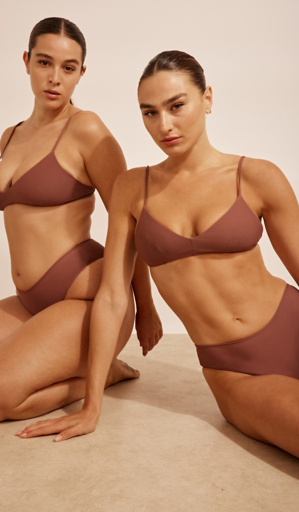 Chloe Bikini Bottom - Smoky Pink