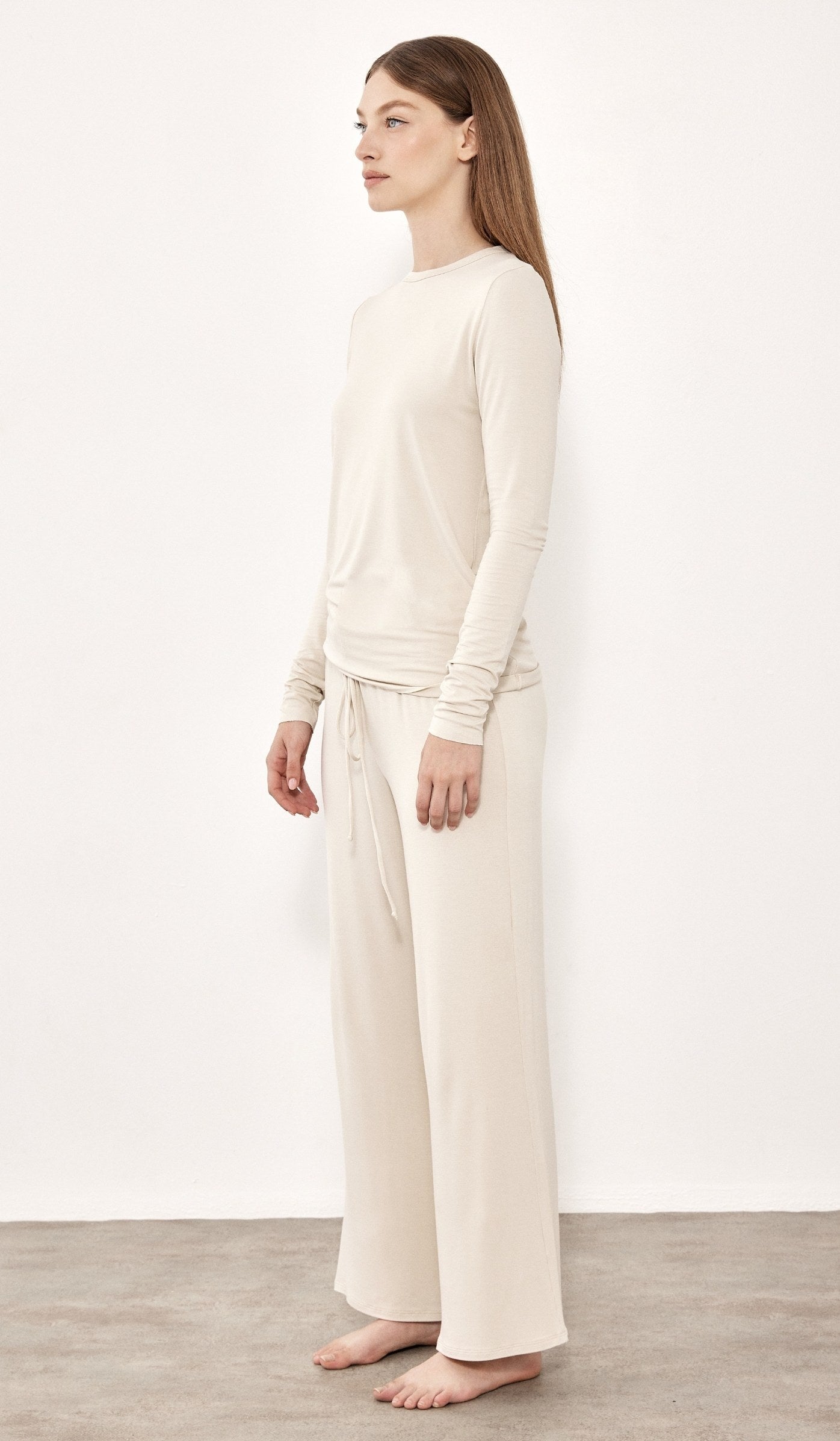 Modal Tee Set - Millie Cream
