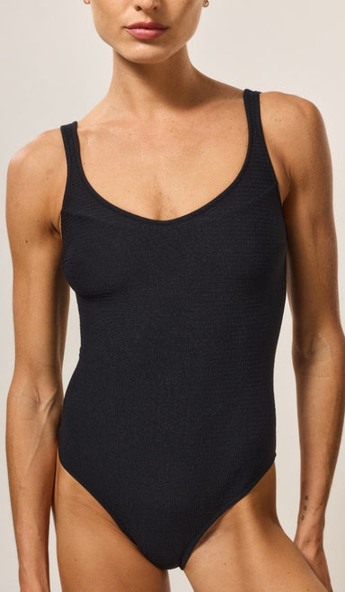 Chelsea One Piece - Black Micro Grid