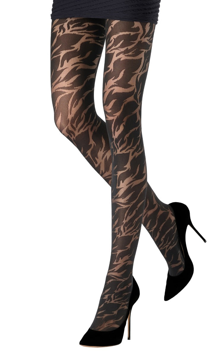 Flame Tights - Black