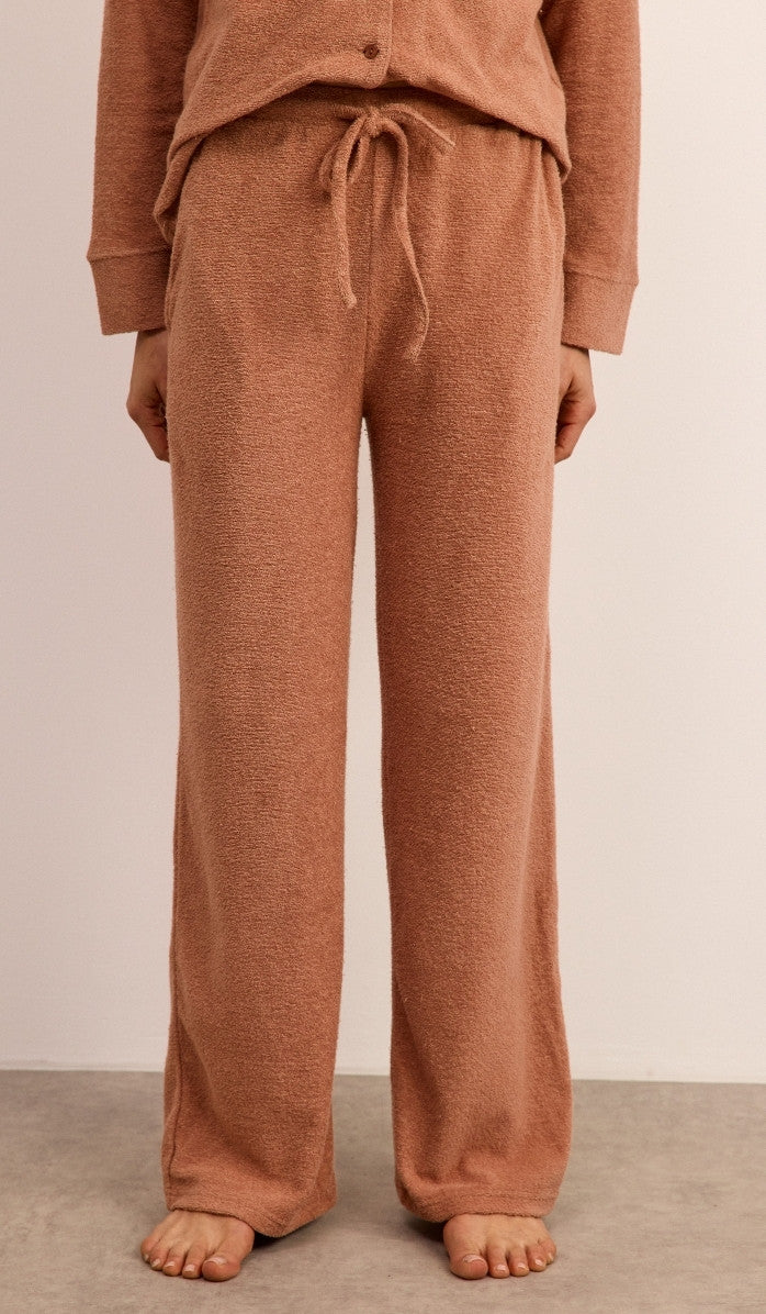 Bouclé Button-Up Set - Antique Pink