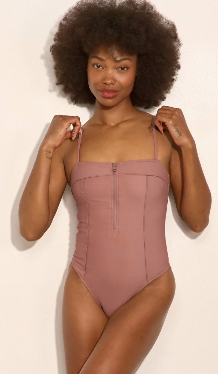 Nicole One Piece - Dusty Pink
