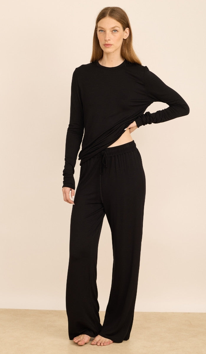 Modal Tee Set - Millie Black