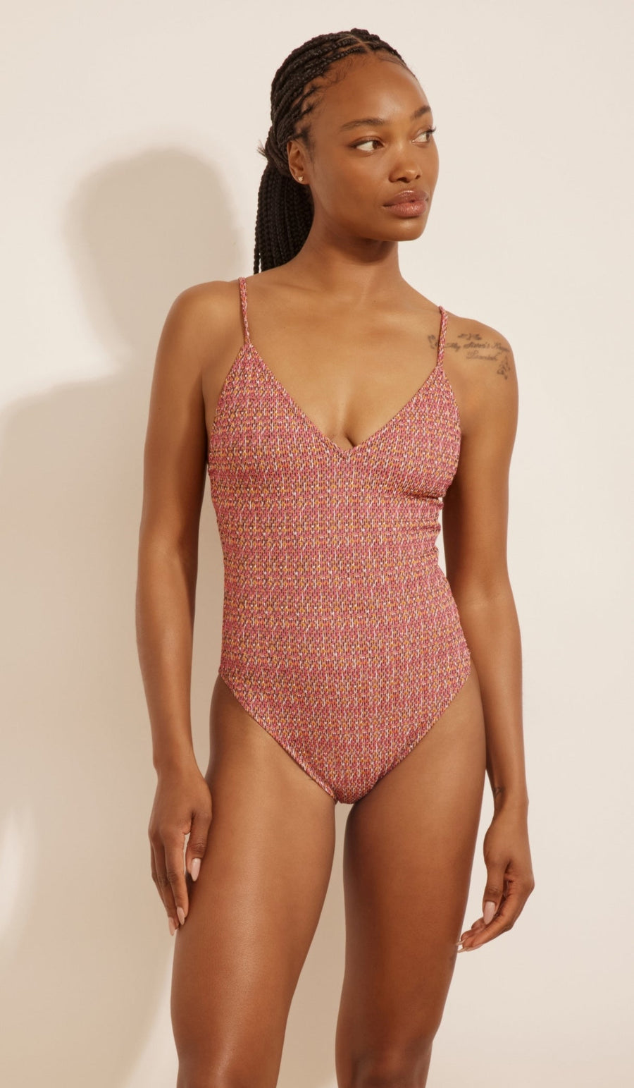 FIONA One Piece - Multicolored Pink
