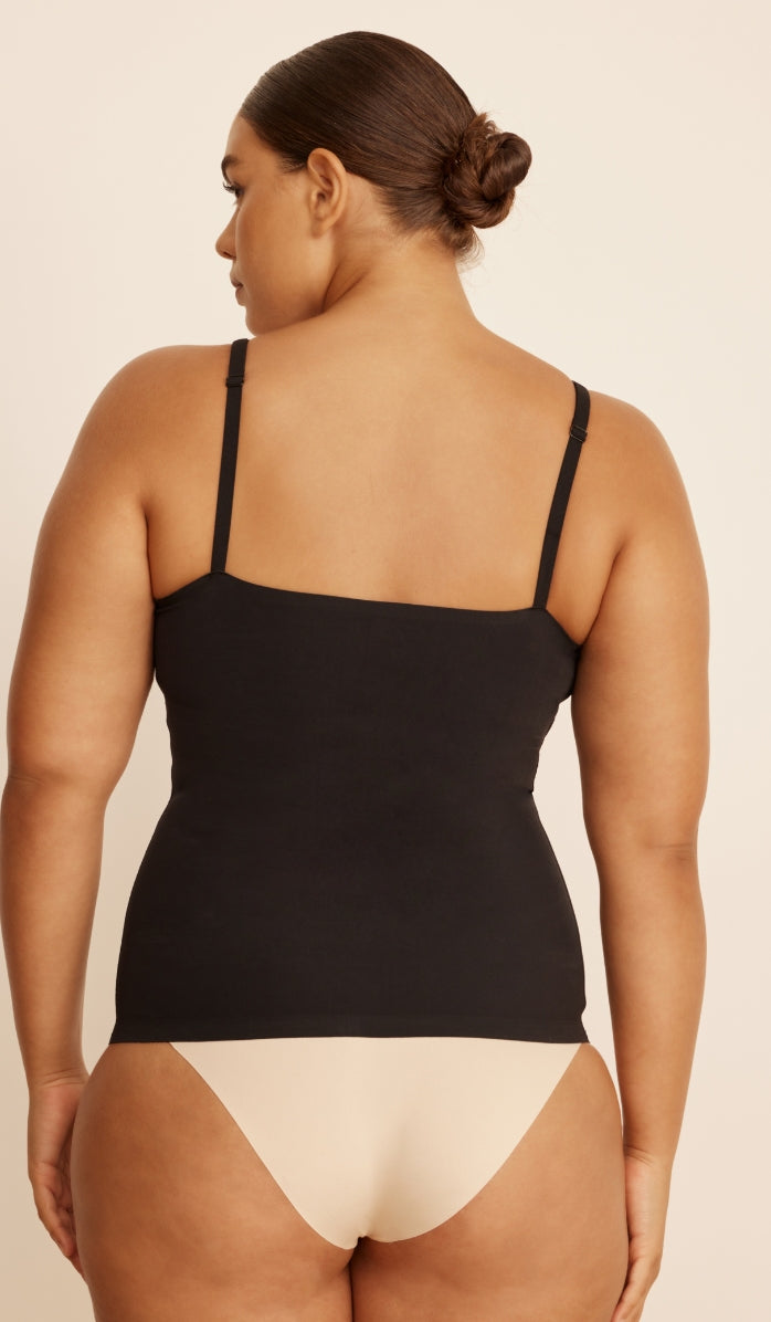 Sculpting Tank Top - Black