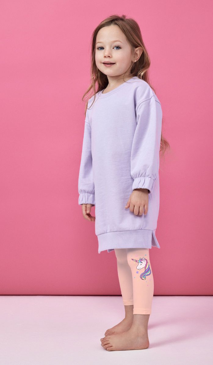 Girls' Footless Tights - Magic Baby Pink