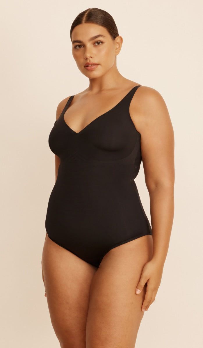 Sculpting Thong Bodysuit - Black