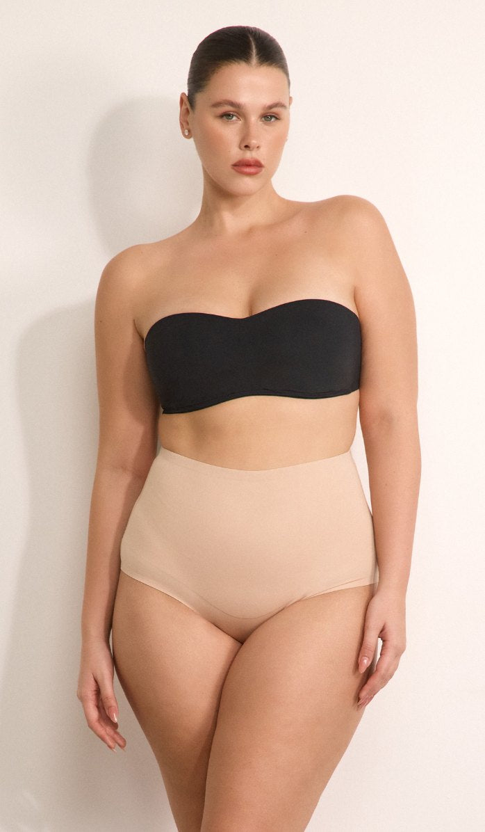 Modal Shaping Panty - Powder - Back View