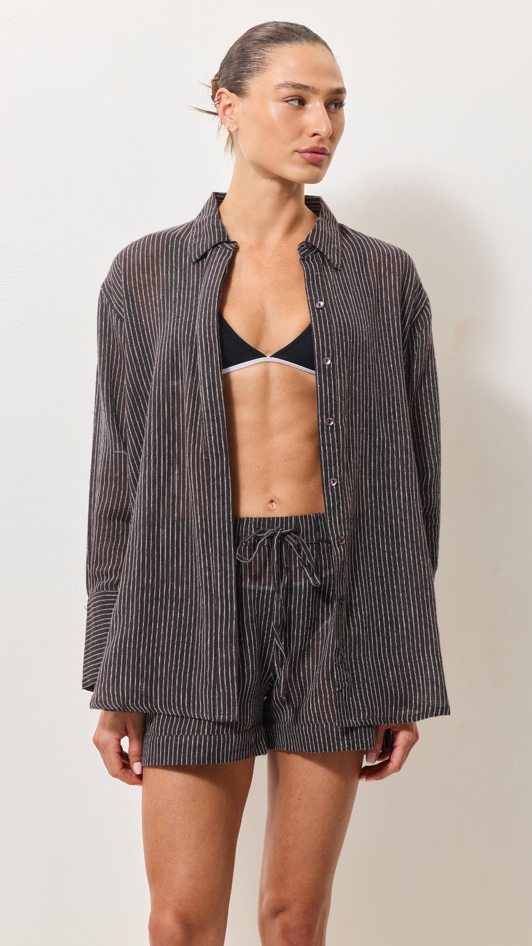 Cotton Shorts - Espresso