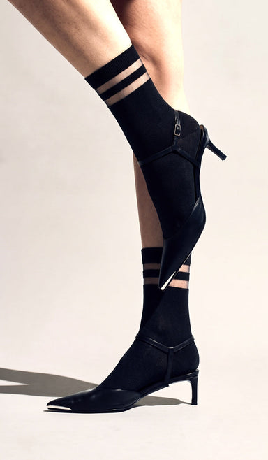 Nylon Socks - Cami Black