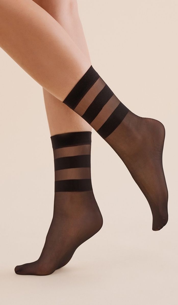Nylon Socks - Cari Black
