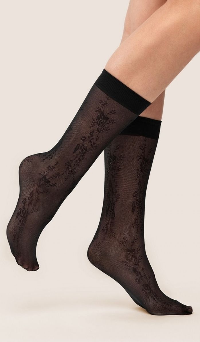 Nylon Socks - Elia Black