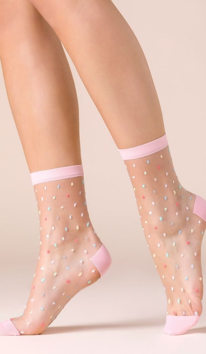 Nylon Socks - Gigi Light Pink