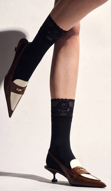 Nylon Socks - Nina Black