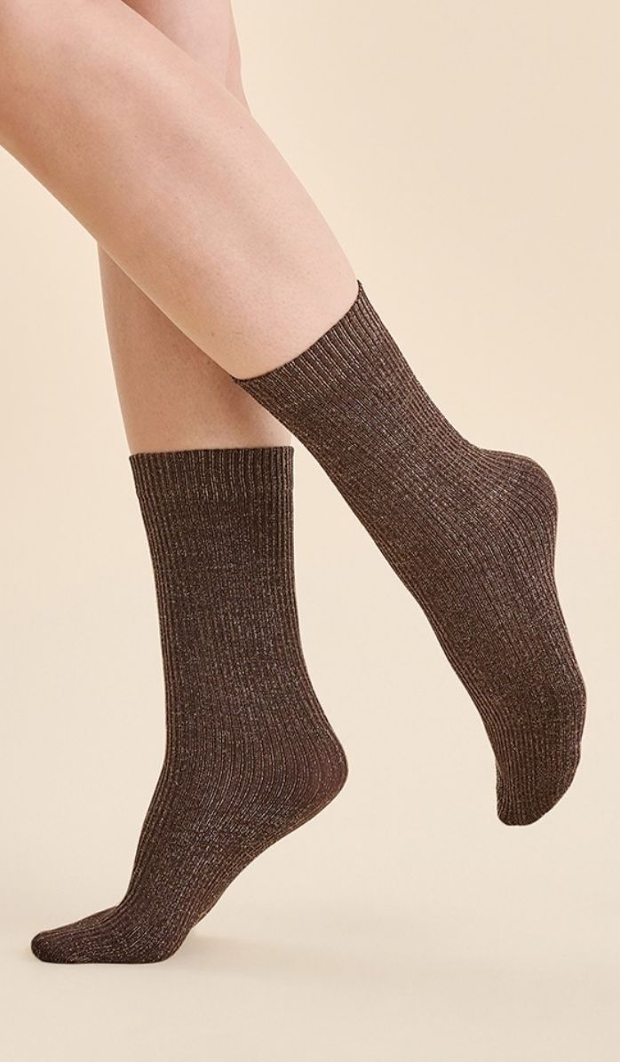 Nylon Socks - Nora Brown