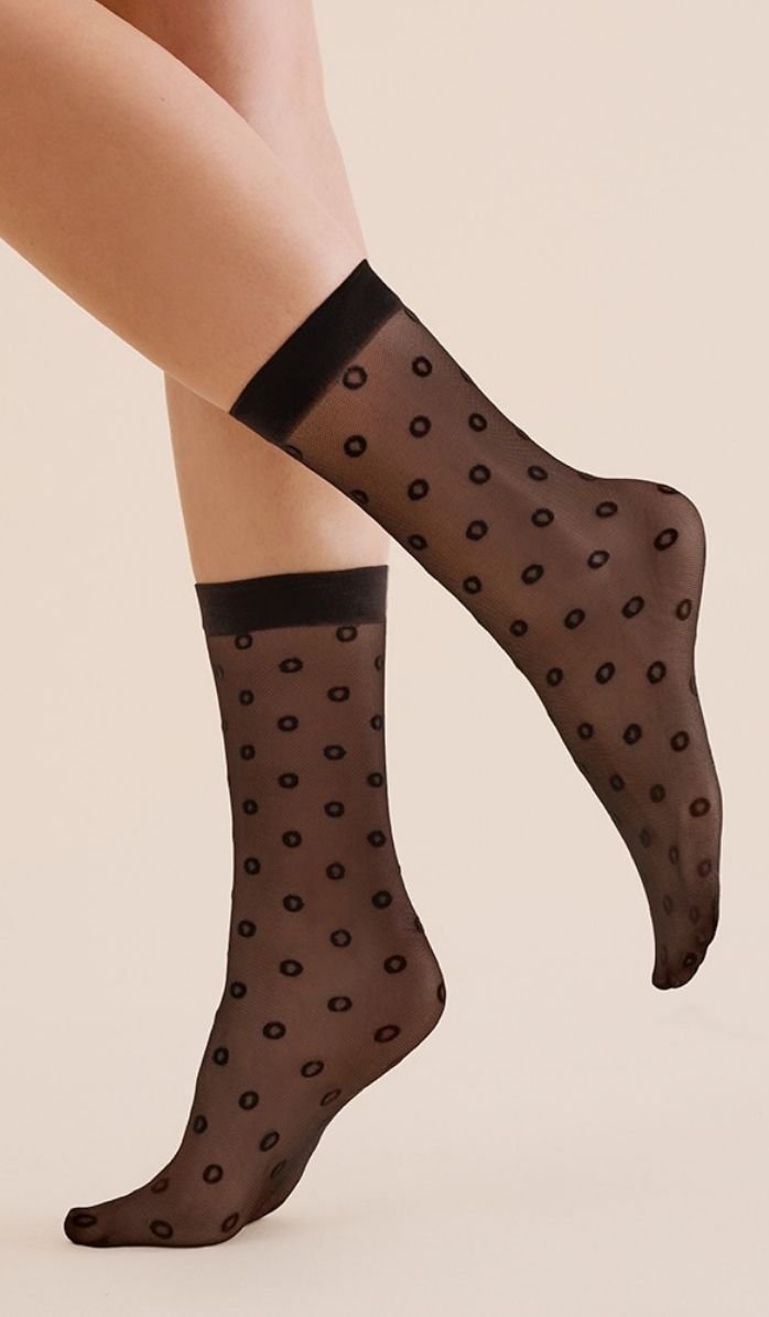 Nylon Socks - Peri Black
