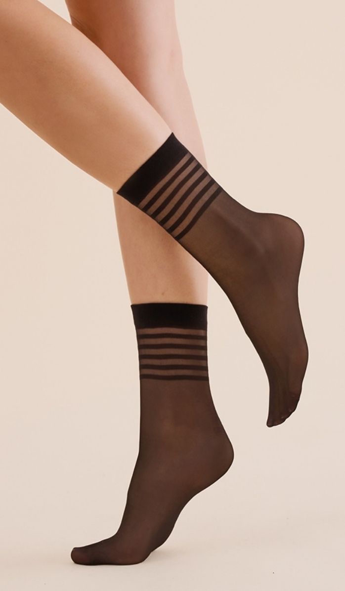 Nylon Socks - Yoko Black