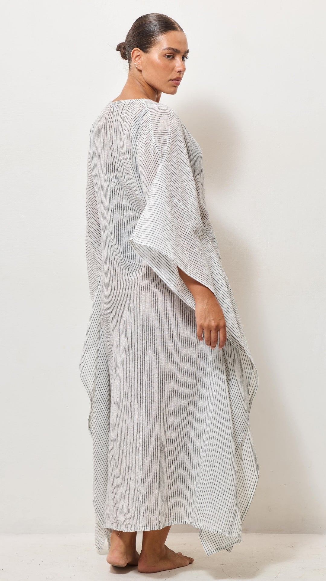 Kaftan Beach Dress - Graphite
