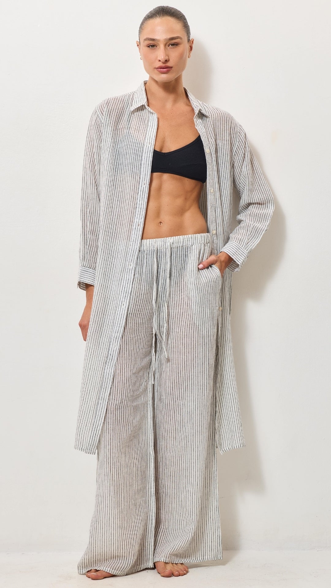 Cotton Pants - Graphite
