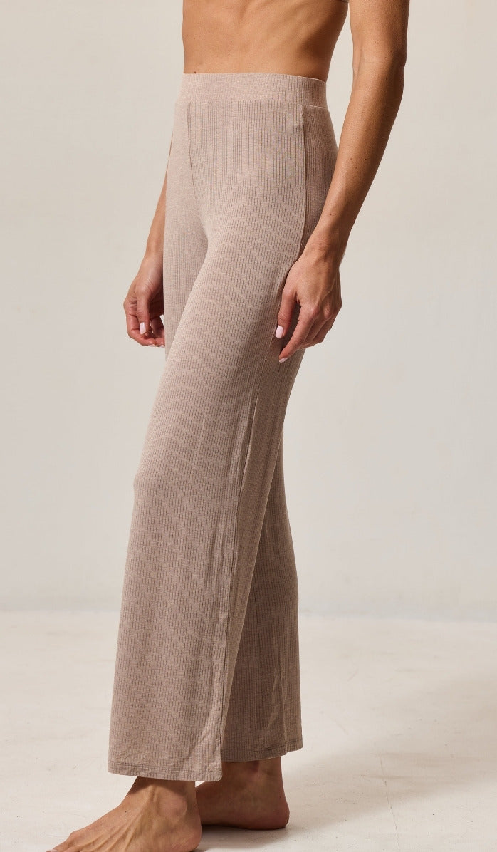 Long Pants - Rib Modal Mocha