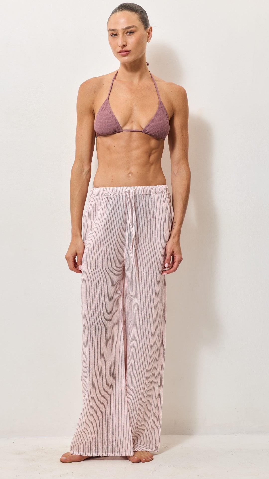 Cotton Pants - Red