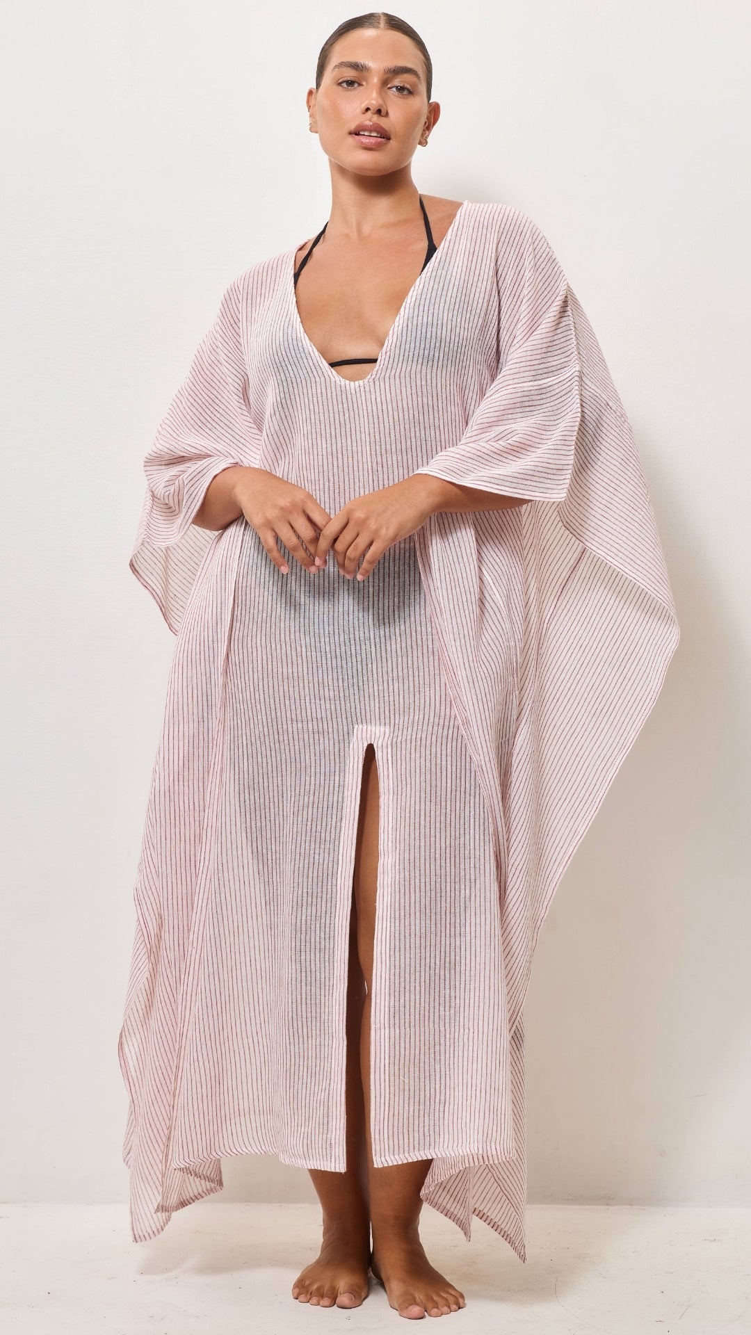 Kaftan Beach Dress - Red