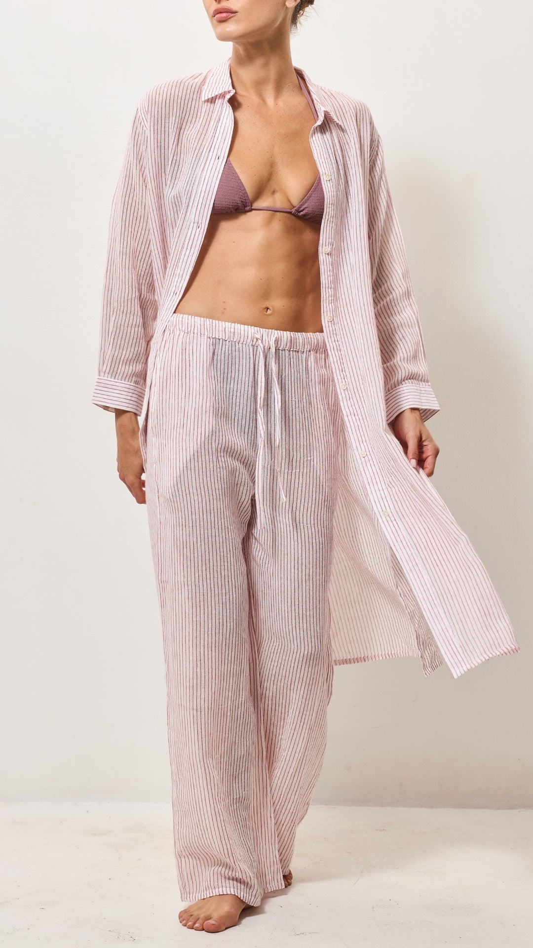 Cotton Pants - Red