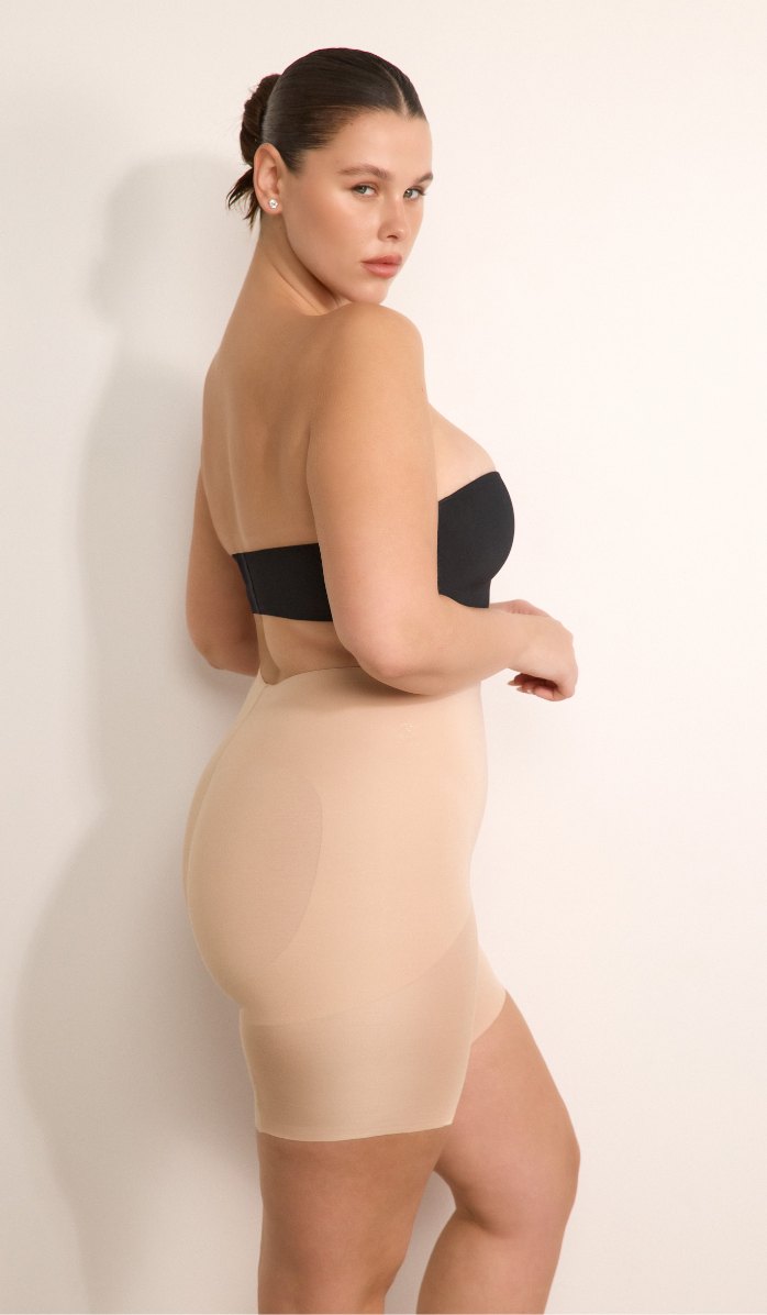 Modal Shaping Shorts - Powder - Close-up