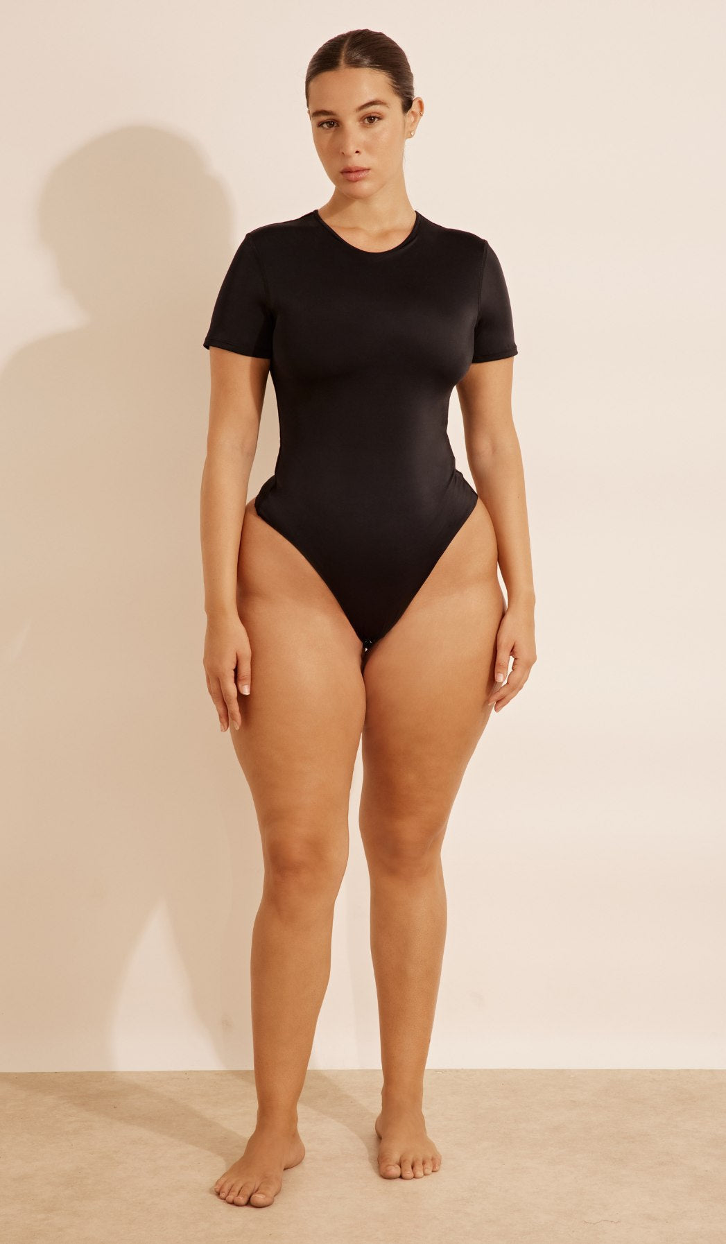 Bodysuit - Hudson - Black - Close-up