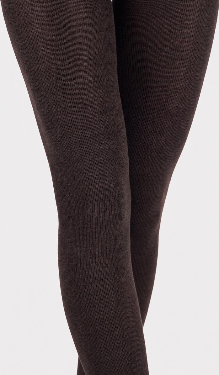 Wool Tights - Espresso