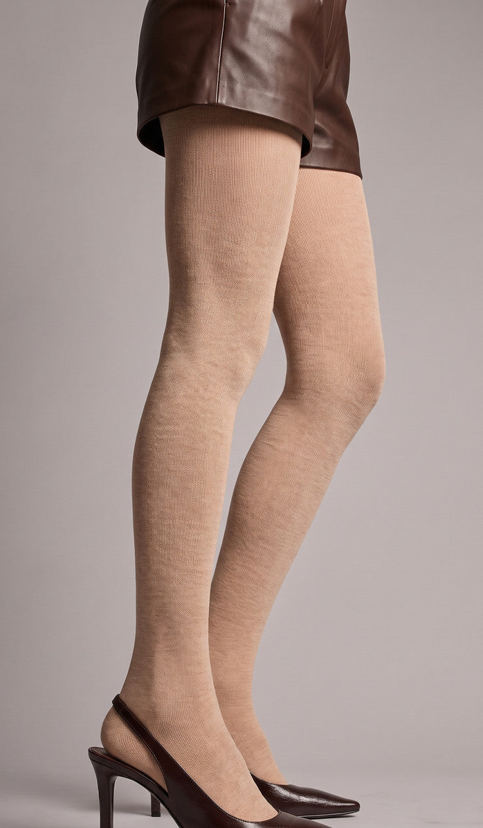 Wool Tights - Nude