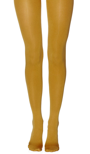 Basic Opaque Tights - Mustard