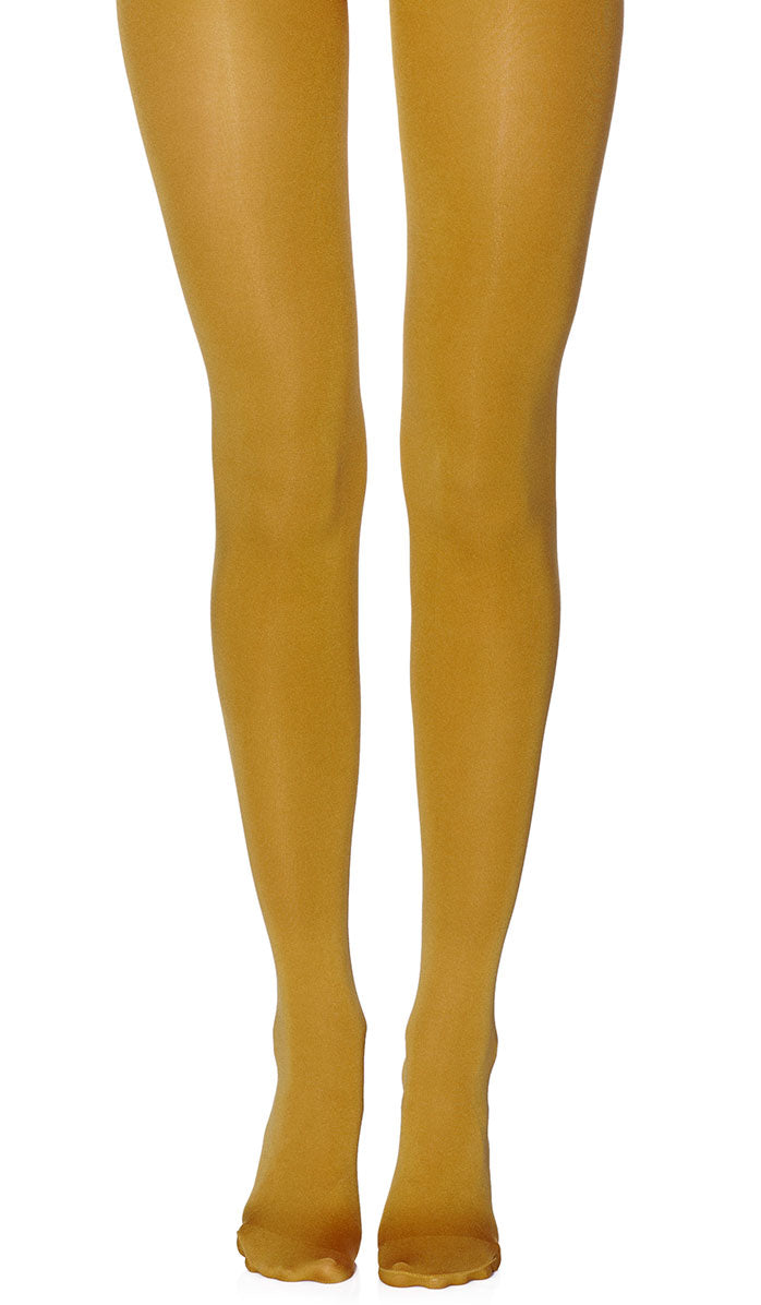 Classic Opaque Tights - Mustard
