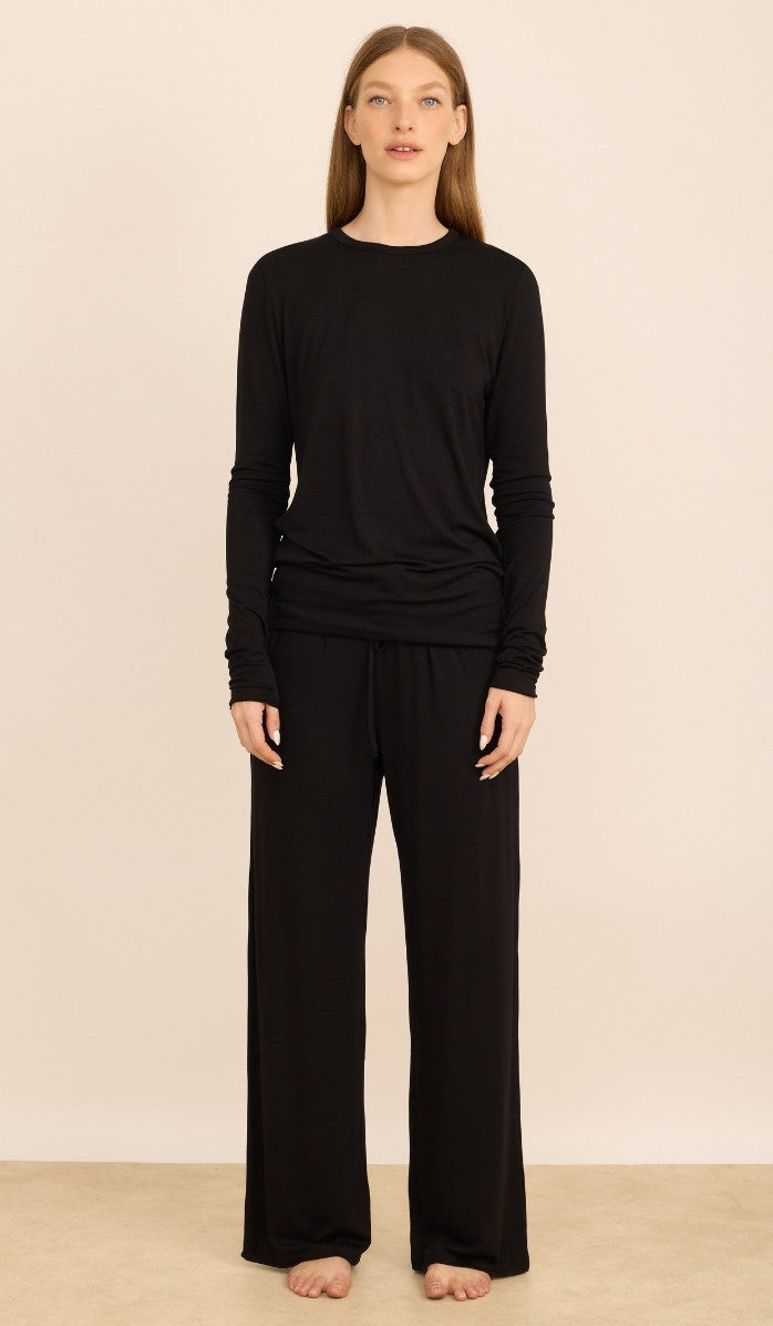 Modal Tee Set - Millie Black