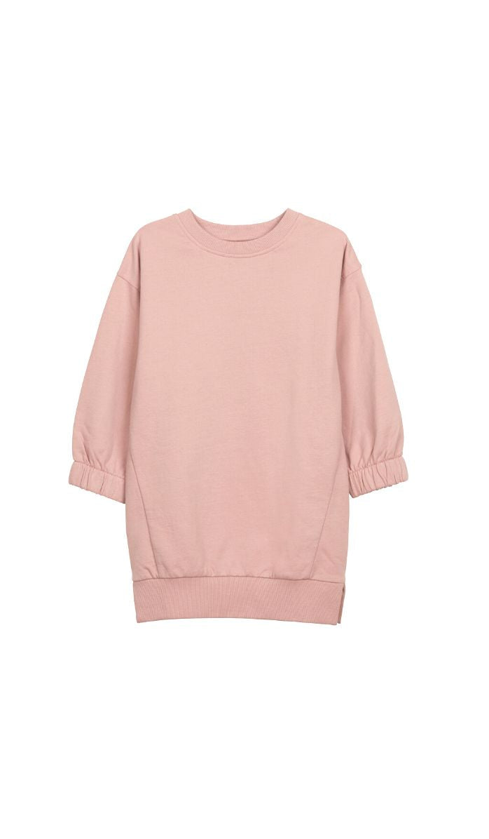 Girls' Sweatshirt Dress - Daffy - Light Pink (3)